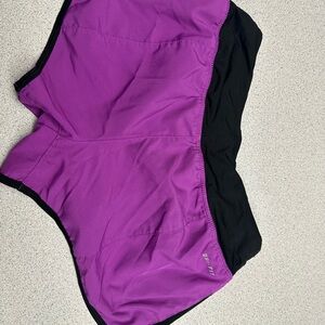 Nike Dry fit Kids Shorts in Purple and Black